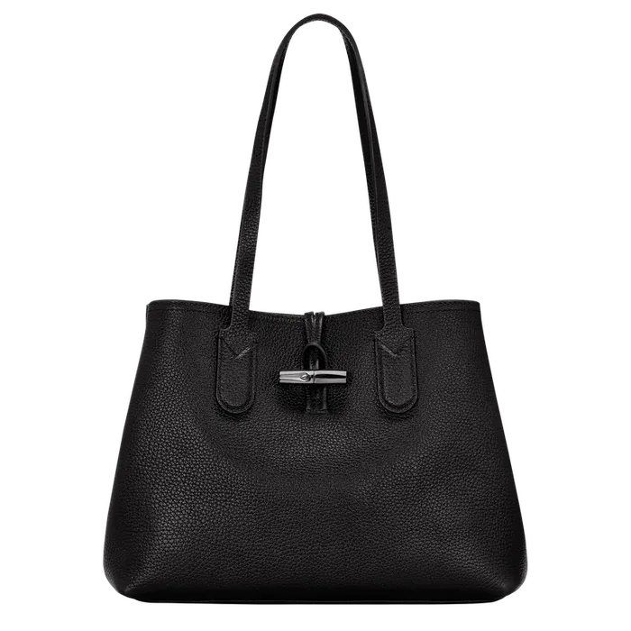 Shoulder bags Women Longchamp Le Roseau Essential M Tote bag Black
