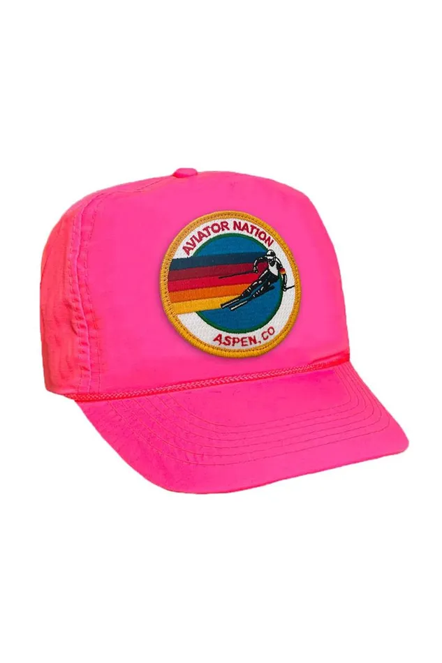 Signature Aspen Vintage Nylon Trucker Hat WomenMen Aviator Nation Trucker Hats Signature Aspen Vintage Nylon Trucker Hat WomenMen Aviator Nation Trucker Hats