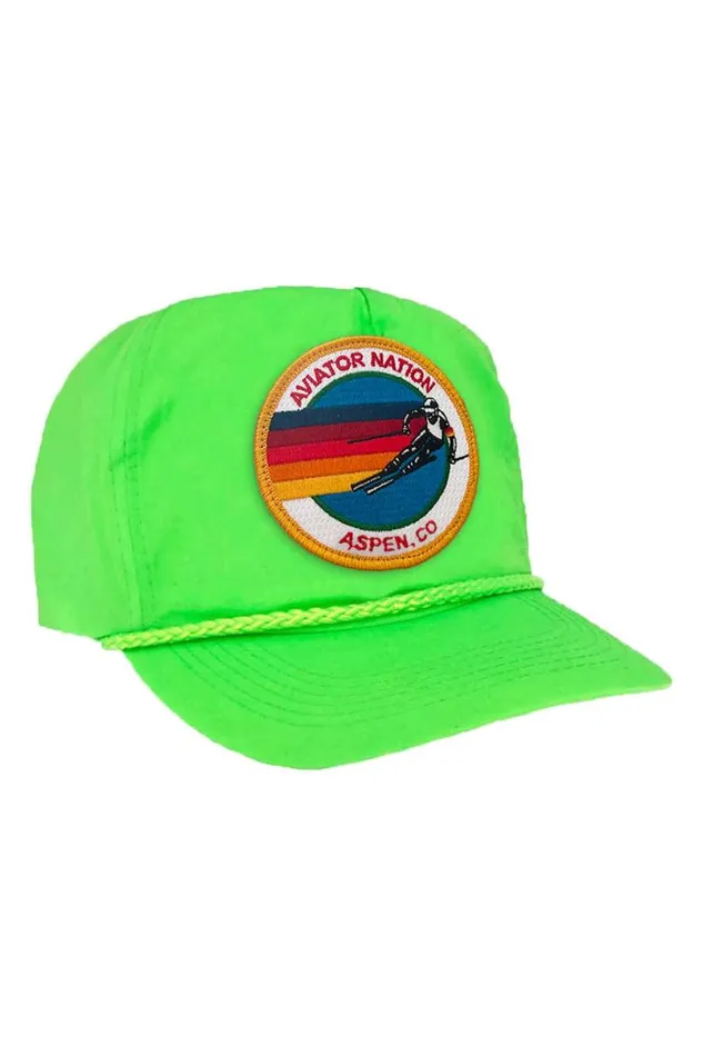 Signature Aspen Vintage Nylon Trucker Hat WomenMen Aviator Nation Trucker Hats