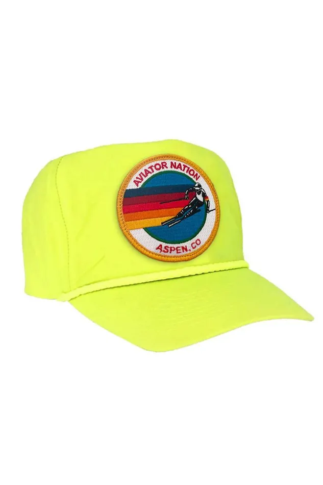 Signature Aspen Vintage Nylon Trucker Hat WomenMen Aviator Nation Trucker Hats