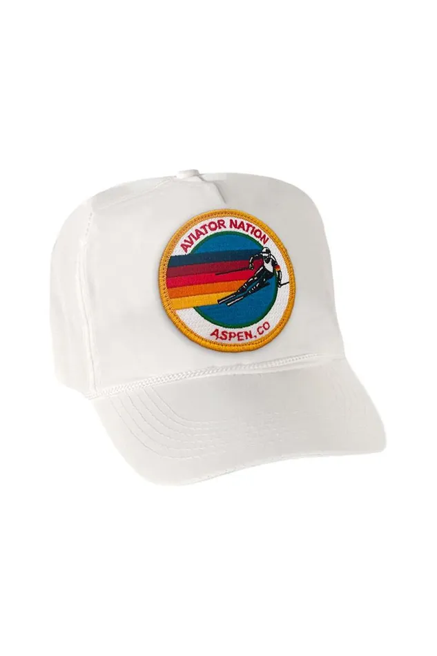 Signature Aspen Vintage Nylon Trucker Hat WomenMen Aviator Nation Trucker Hats