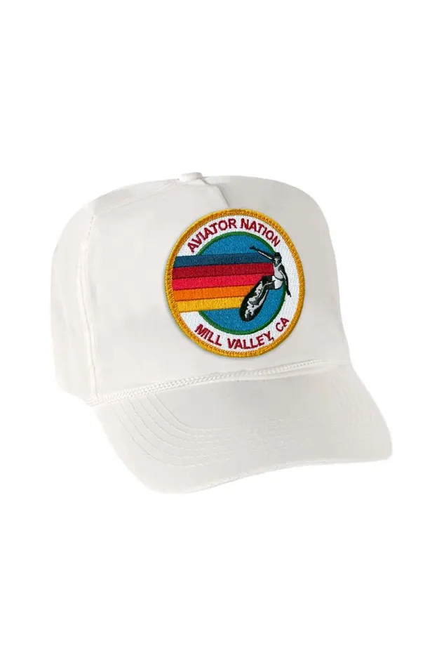 Signature Mill Valley Vintage Nylon Trucker Hat WomenMen Aviator Nation Trucker Hats
