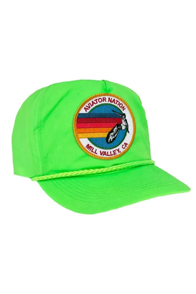 Signature Mill Valley Vintage Nylon Trucker Hat WomenMen Aviator Nation Trucker Hats