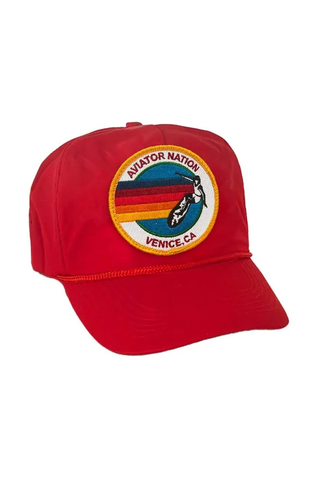 Signature Venice Vintage Nylon Trucker Hat WomenMen Aviator Nation Trucker Hats