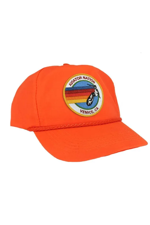 Signature Venice Vintage Nylon Trucker Hat WomenMen Aviator Nation Trucker Hats