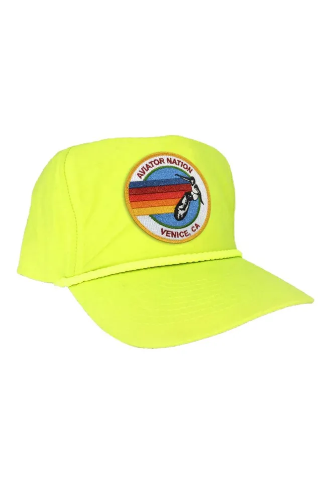 Signature Venice Vintage Nylon Trucker Hat WomenMen Aviator Nation Trucker Hats