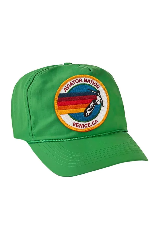 Signature Venice Vintage Nylon Trucker Hat WomenMen Aviator Nation Trucker Hats