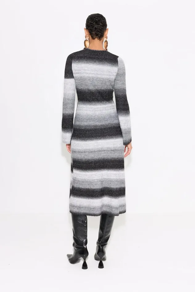 Simon Miller Dresses Women Axon Knit Dress In Matisse Blue Multi Simon Miller Dresses Women Axon Knit Dress In Matisse Blue Multi