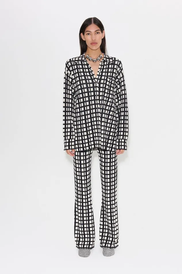 Simon Miller Knitwear Women Knits By Whitsett Pant In Windowpane Simon Miller Knitwear Women Knits By Whitsett Pant In Windowpane