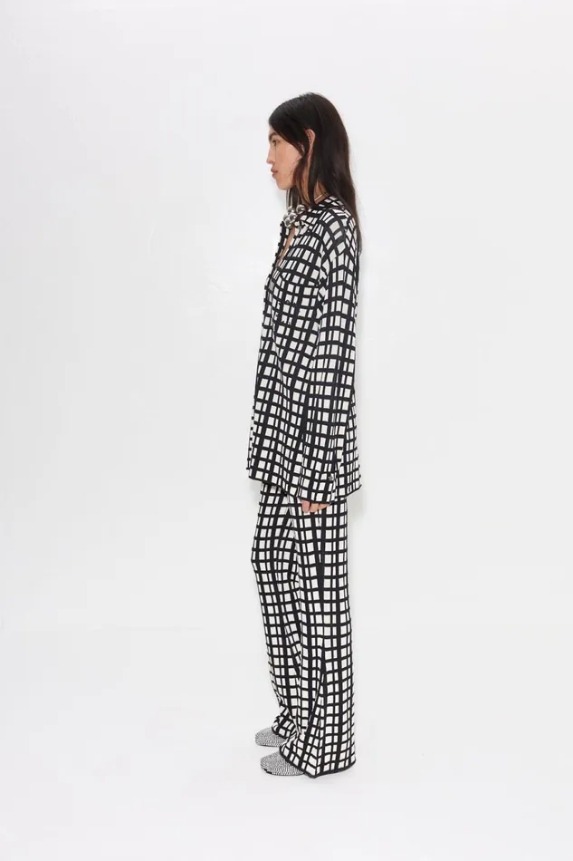 Simon Miller Knitwear Women Knits By Whitsett Pant In Windowpane Simon Miller Knitwear Women Knits By Whitsett Pant In Windowpane