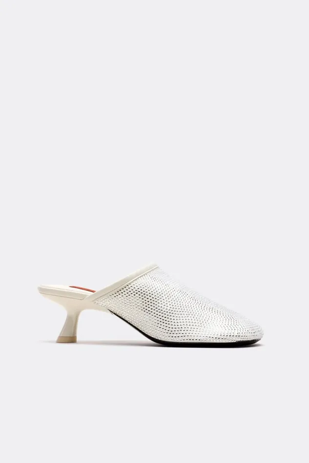 Simon Miller Mules Women Crystal Beep Mule In Seashell