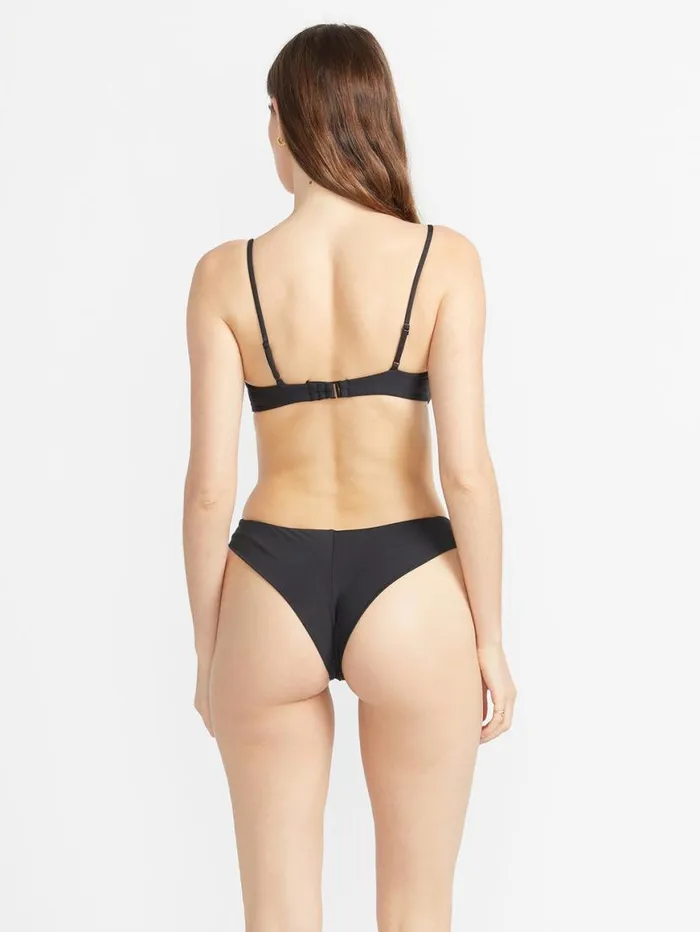 Simply Seamless U Wire Bikini Top 8211 Black Womens Volcom Bikinis