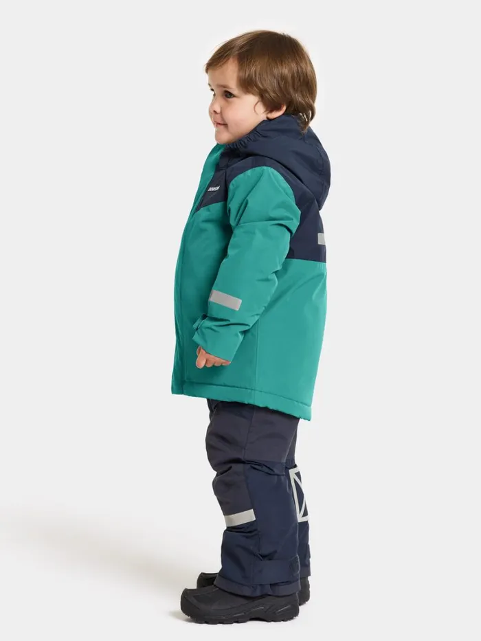 Skare Kids039 Set Petrol Green Kids Didriksons Snowsuits