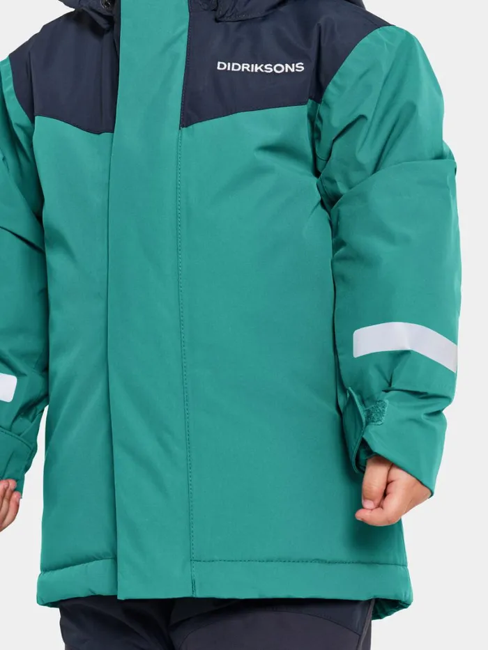 Skare Kids039 Set Petrol Green Kids Didriksons Snowsuits