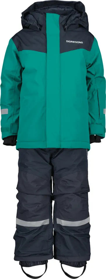 Skare Kids039 Set Petrol Green Kids Didriksons Snowsuits