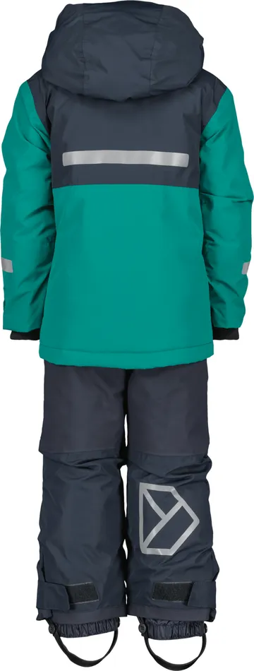 Skare Kids039 Set Petrol Green Kids Didriksons Snowsuits
