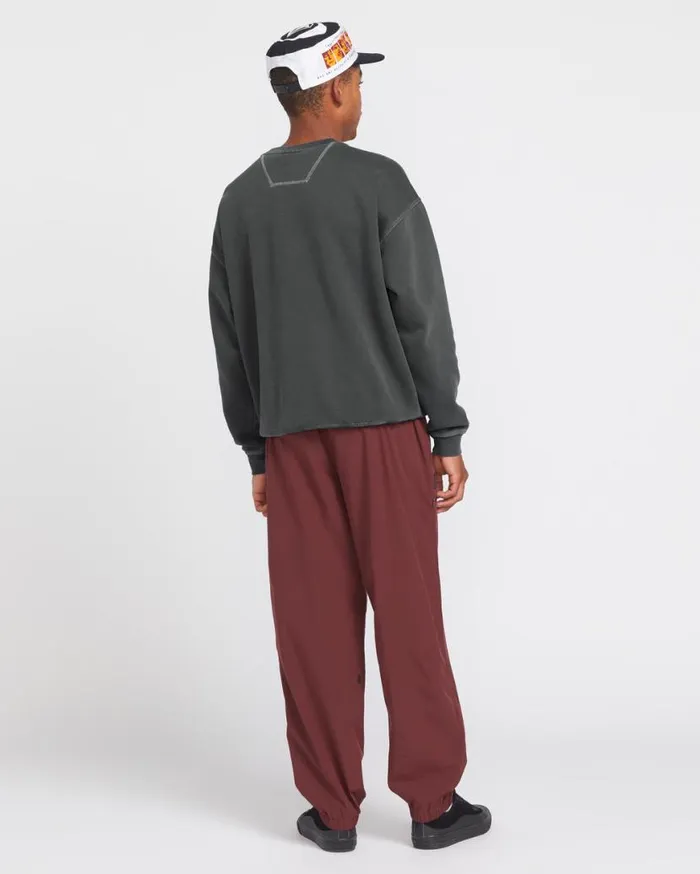 Skate Vitals Remy Stratton Elastic Waist Pants 8211 Merlot Mens Volcom Pants