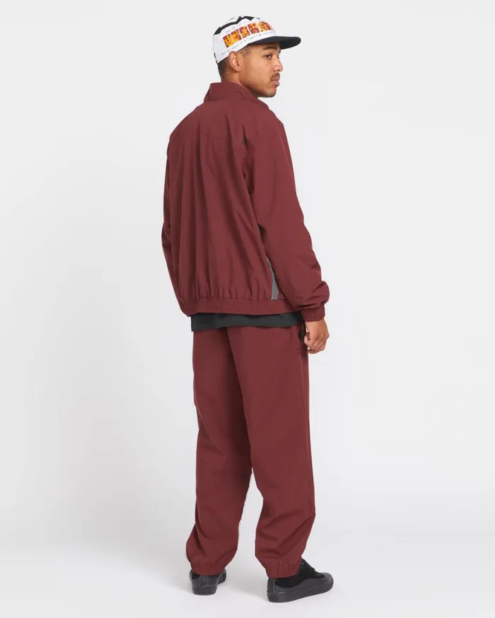 Skate Vitals Remy Stratton Elastic Waist Pants 8211 Merlot Mens Volcom Pants