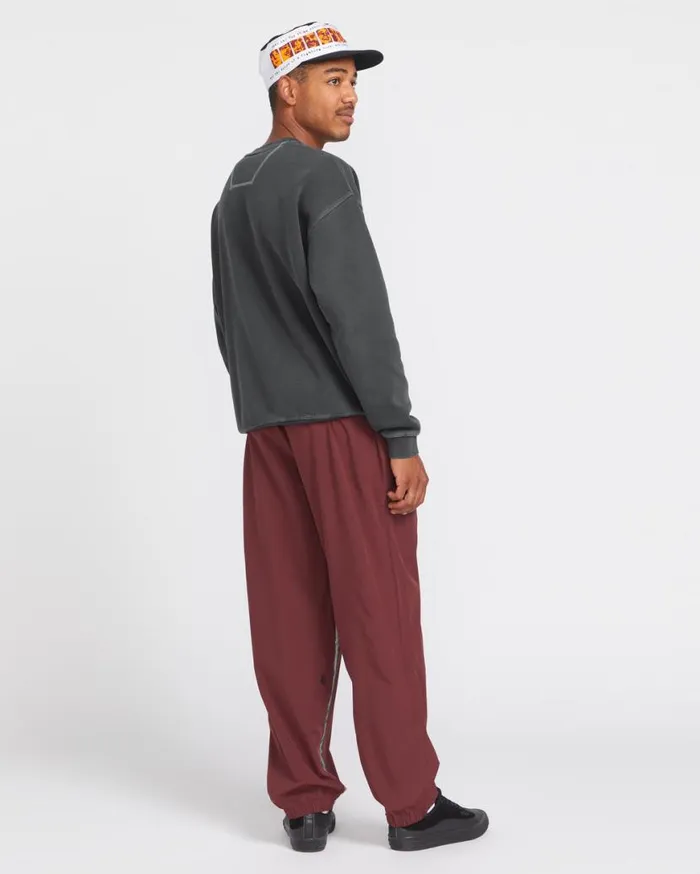 Skate Vitals Remy Stratton Elastic Waist Pants 8211 Merlot Mens Volcom Pants