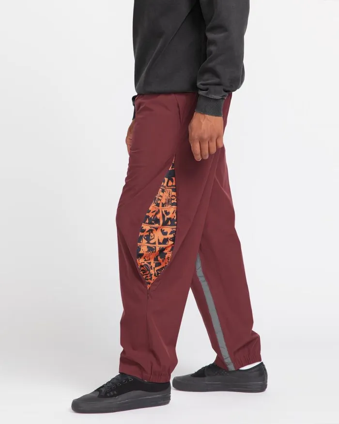 Skate Vitals Remy Stratton Elastic Waist Pants 8211 Merlot Mens Volcom Pants