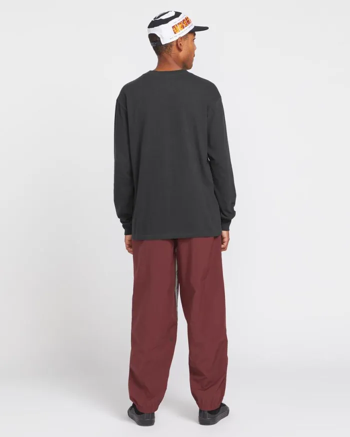 Skate Vitals Remy Stratton Elastic Waist Pants 8211 Merlot Mens Volcom Pants