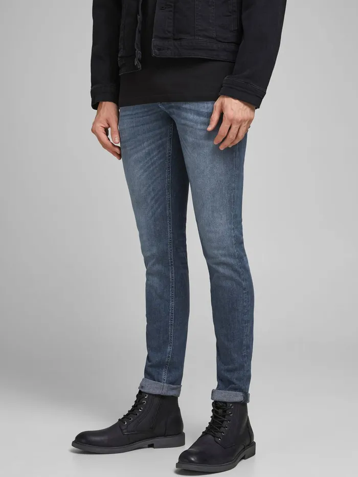 Skinny Jeans JACK and JONES Mens LIAM ORIGINAL JOS 335 SKINNY FIT JEANS Blue Blue Denim Skinny Jeans JACK and JONES Mens LIAM ORIGINAL JOS 335 SKINNY FIT JEANS Blue Blue Denim