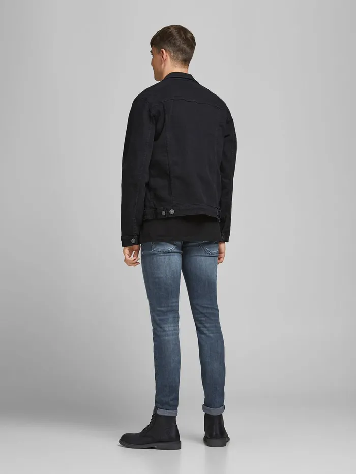 Skinny Jeans JACK and JONES Mens LIAM ORIGINAL JOS 335 SKINNY FIT JEANS Blue Blue Denim