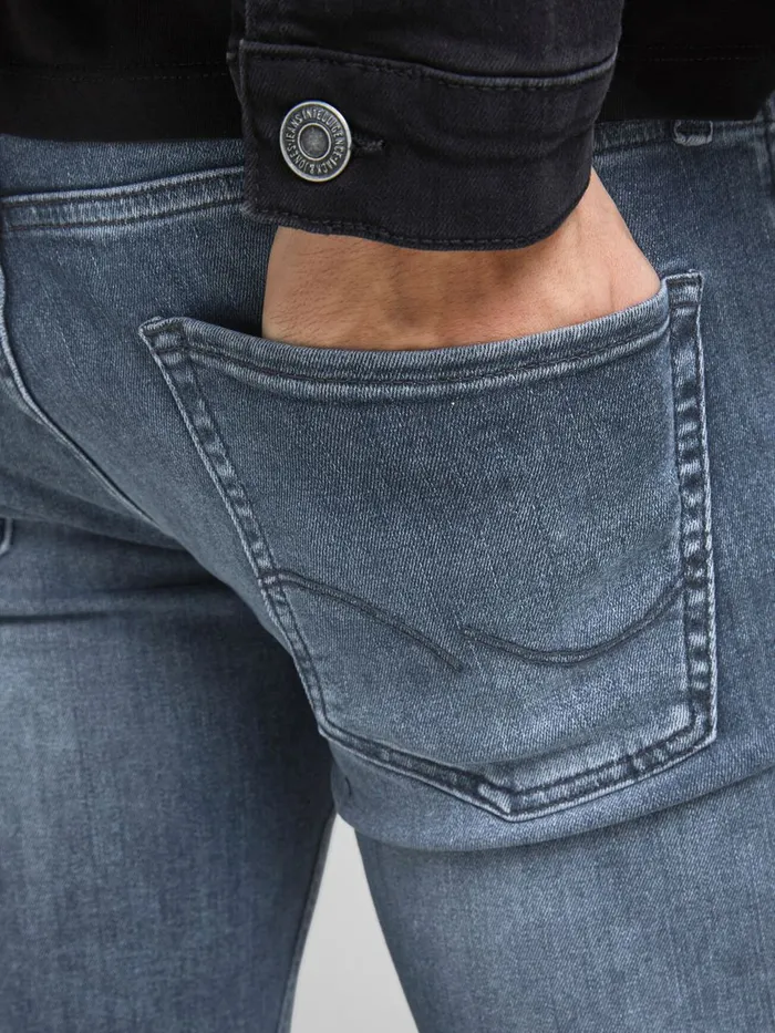 Skinny Jeans JACK and JONES Mens LIAM ORIGINAL JOS 335 SKINNY FIT JEANS Blue Blue Denim