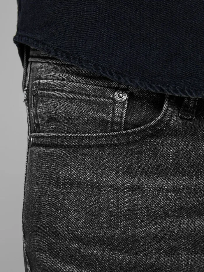 Skinny Jeans JACK and JONES Mens TOM ORIGINAL AM 817 SKINNY FIT JEANS Grey Black Denim