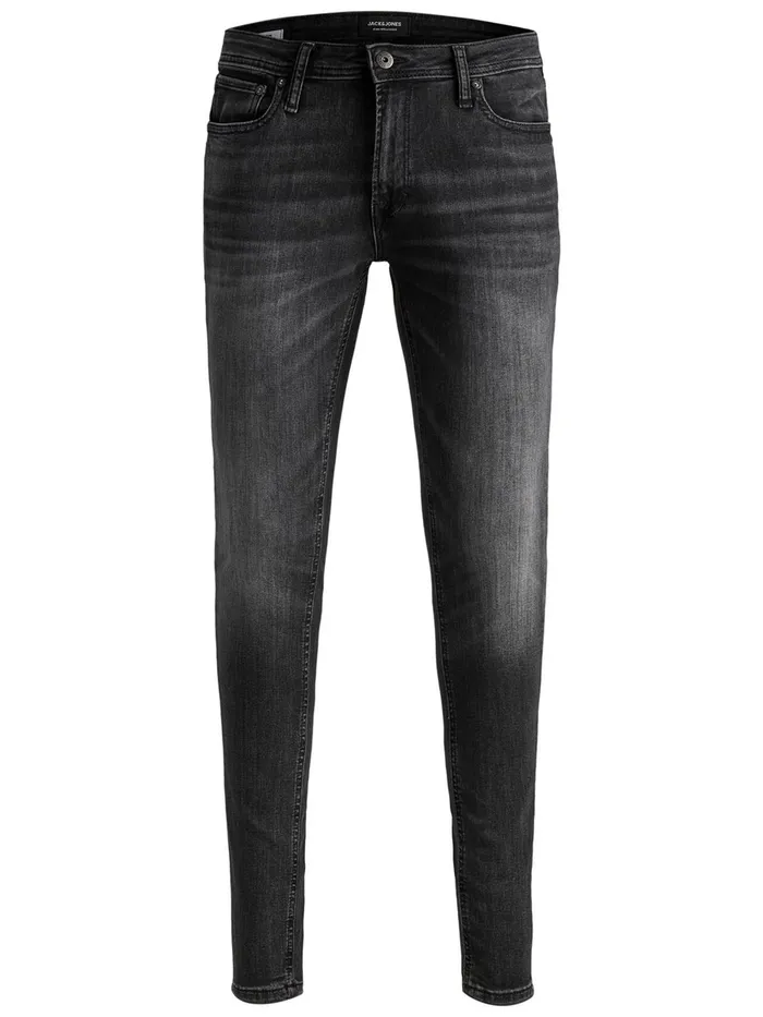 Skinny Jeans JACK and JONES Mens TOM ORIGINAL AM 817 SKINNY FIT JEANS Grey Black Denim