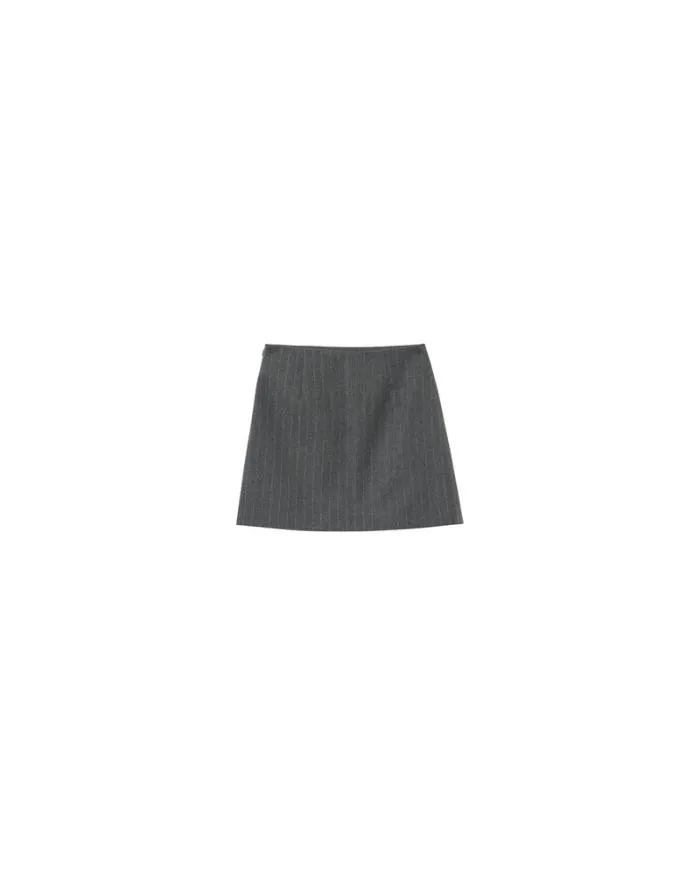 SKIRT ANTHRACITE NEEDLE Shop Grace and Mila Short Skirts