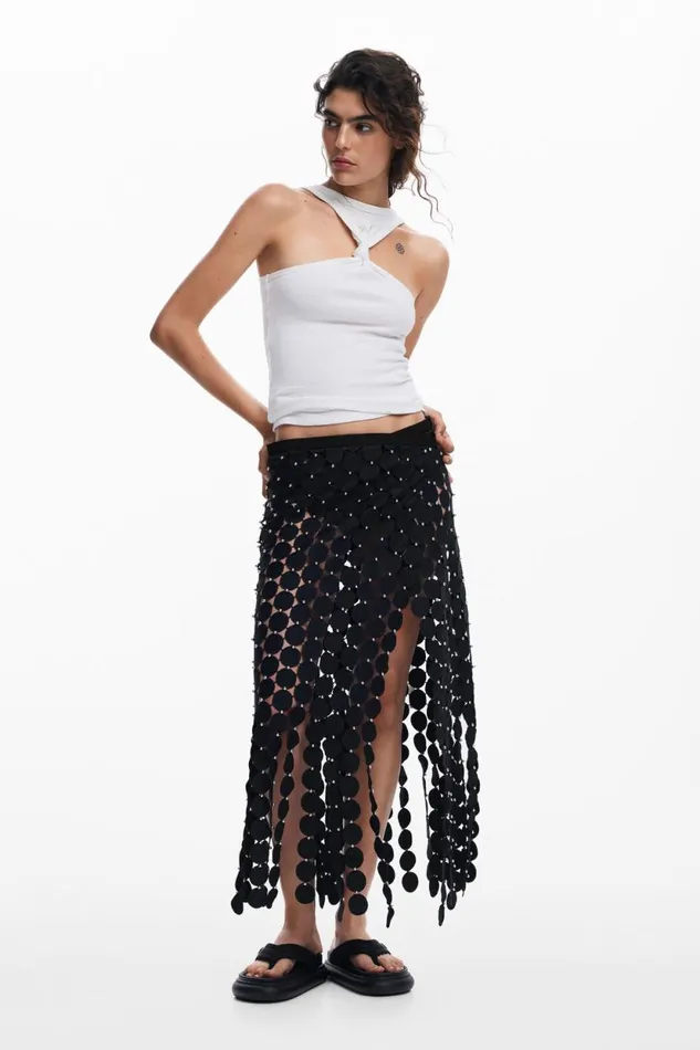 Skirts And Shorts Women Desigual Catwalk Skirt Black