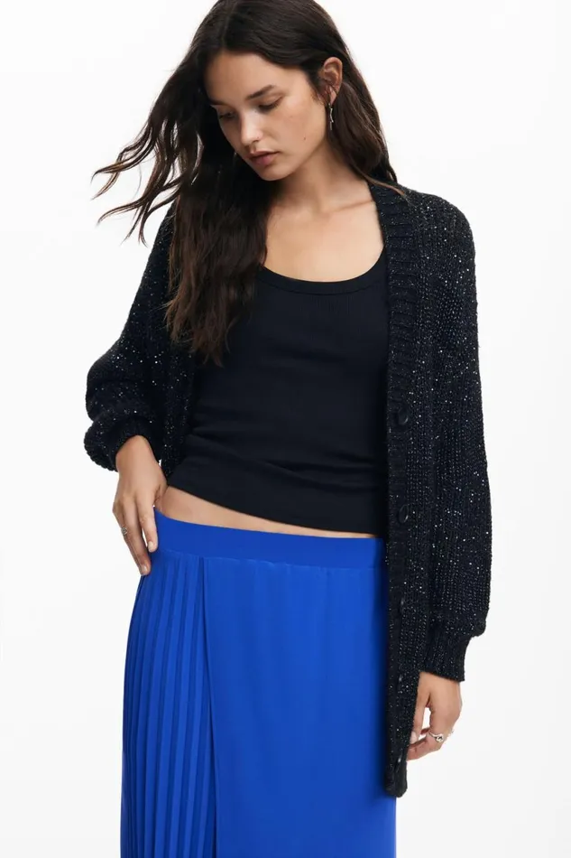 Skirts And Shorts Women Desigual Long Skirt Blue