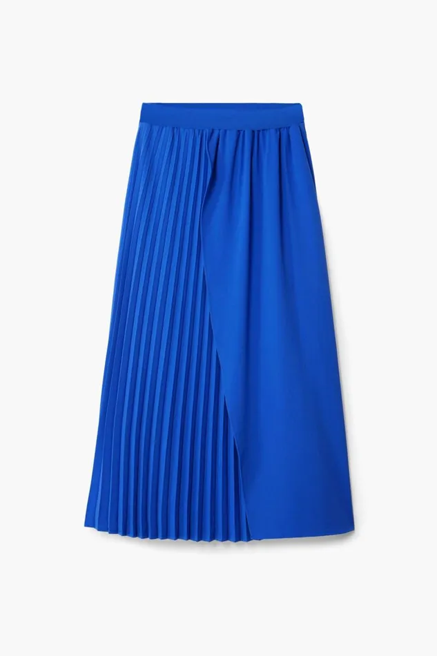 Skirts And Shorts Women Desigual Long Skirt Blue