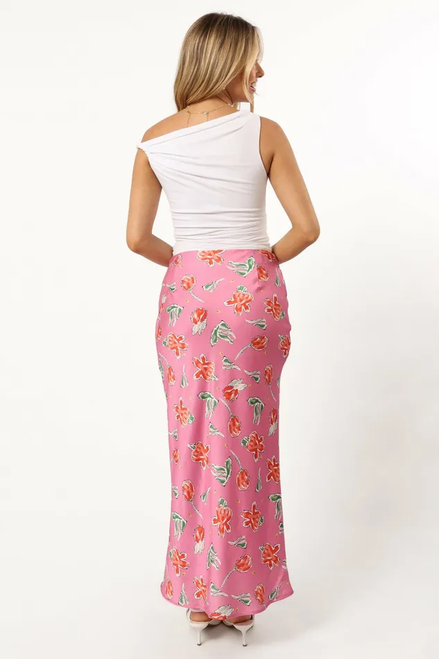 Skirts Azara Midi Skirt Pink 8211 Petal and Pup Women