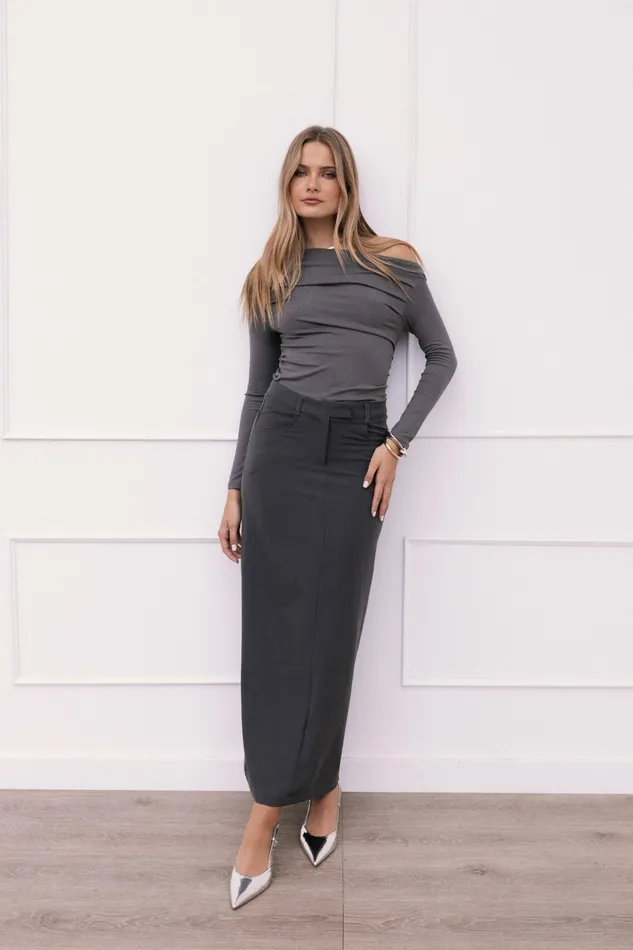 Skirts Petal and Pup Women Chicca Maxi Skirt Grey
