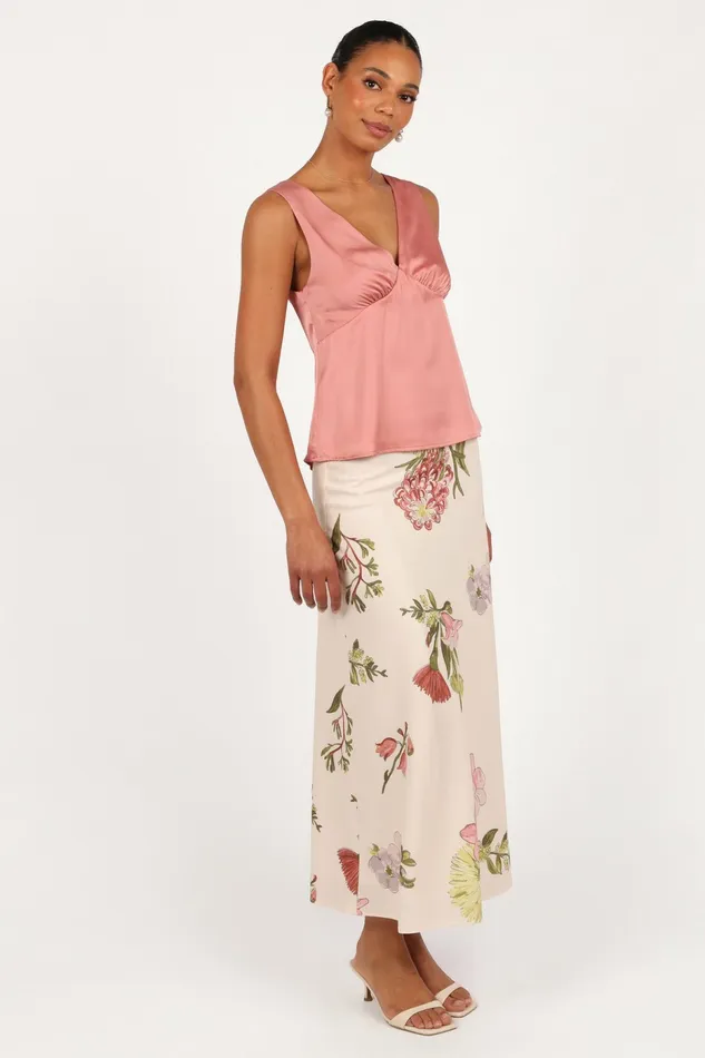 Skirts Petal and Pup Women Evie Maxi Skirt Native Flora