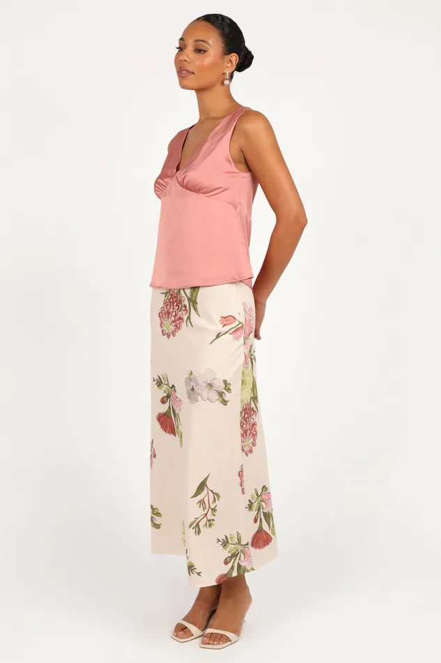 Skirts Petal and Pup Women Evie Maxi Skirt Native Flora