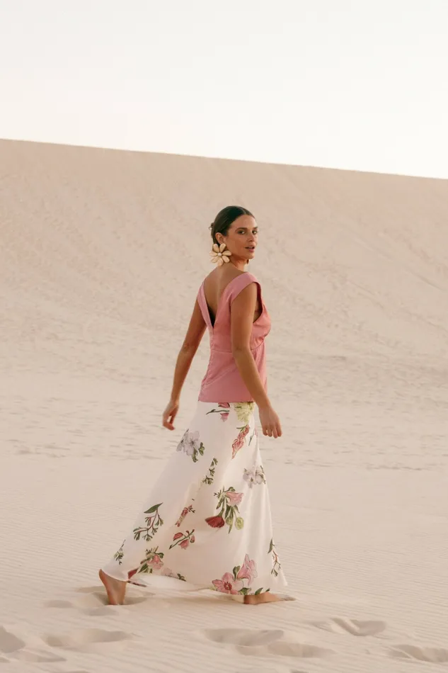 Skirts Petal and Pup Women Evie Maxi Skirt Native Flora