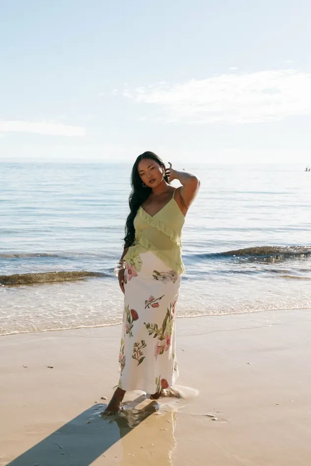 Skirts Petal and Pup Women Evie Maxi Skirt Native Flora