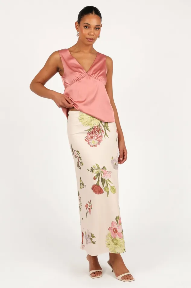 Skirts Petal and Pup Women Evie Maxi Skirt Native Flora