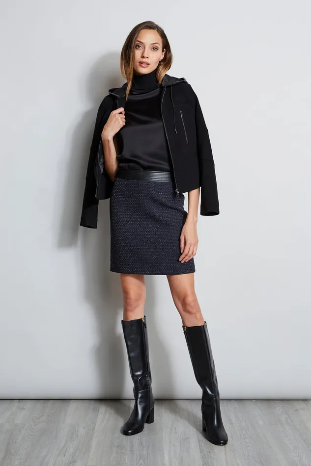 Skirts Women Elie Tahari Metallic Tweed Mini Skirt HARPER TWEED
