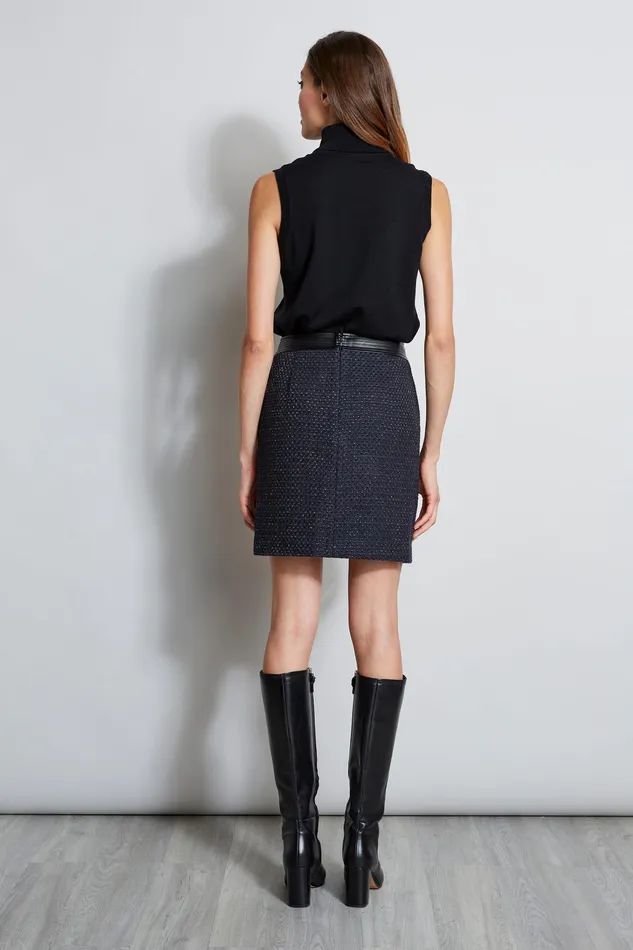 Skirts Women Elie Tahari Metallic Tweed Mini Skirt HARPER TWEED