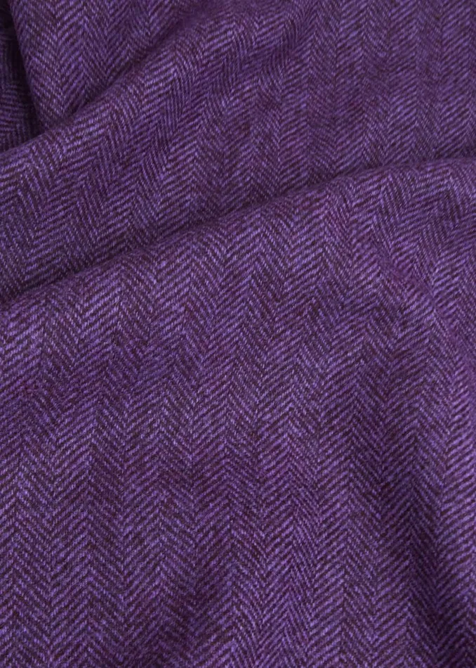Skirts Women HOBBS Daphne Wool Skirt Purple Multi