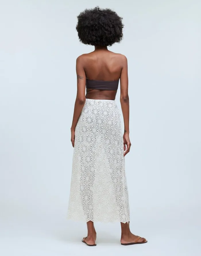 Skirts Women Madewell Agua Bendita Tove Skirt Cream