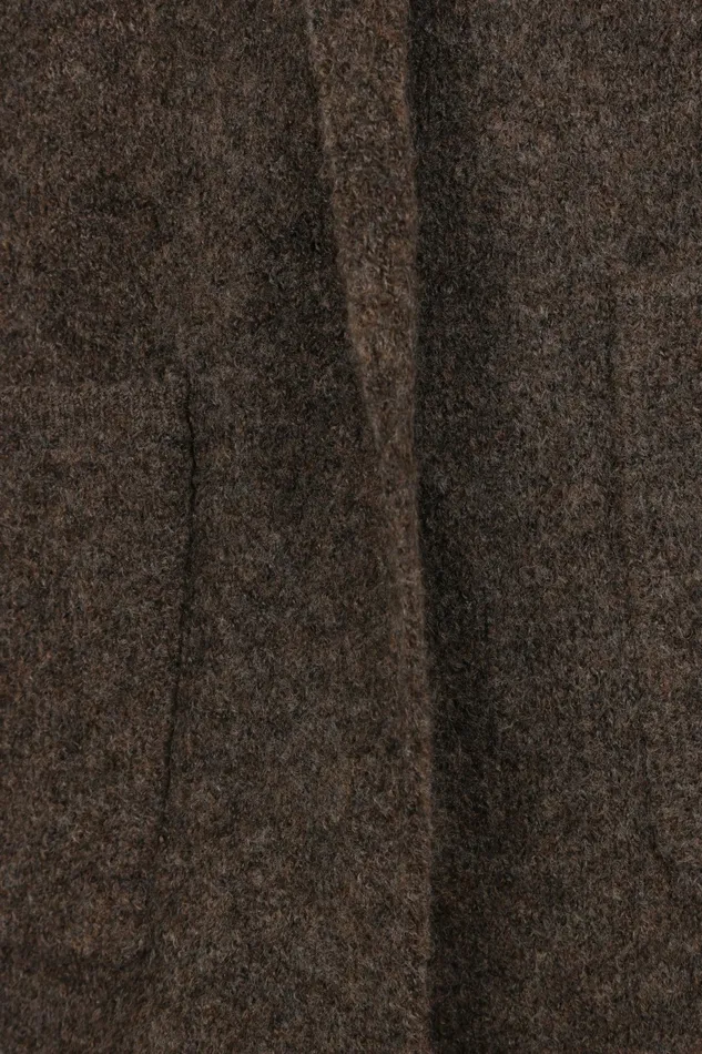 Skylar Open Front Coatigan Brown Women Jackets and Coats Petal and Pup