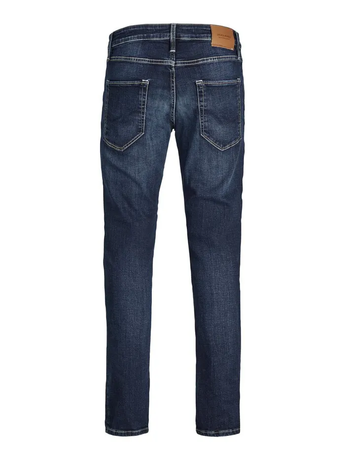 Slim and Straight Jeans JACK and JONES Mens TIM ICON BL 936 SLIMSTRAIGHT FIT JEANS Blue Blue Denim