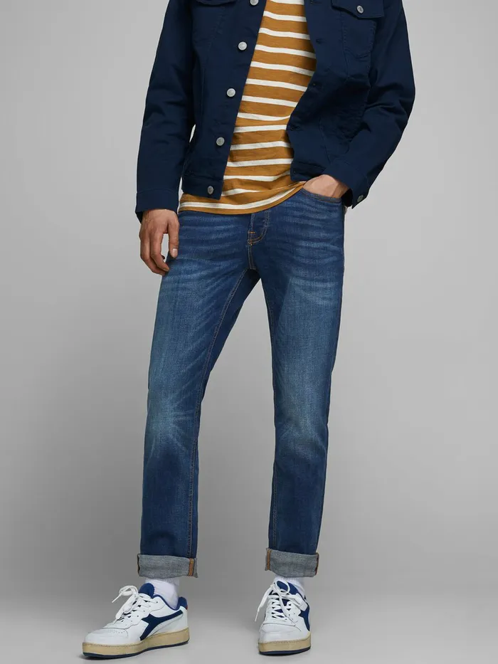 Slim and Straight Jeans JACK and JONES Mens TIM ORIGINAL AM 782 50SPS SLIMSTRAIGHT FIT JEANS Blue Blue Denim Slim and Straight Jeans JACK and JONES Mens TIM ORIGINAL AM 782 50SPS SLIMSTRAIGHT FIT JEANS Blue Blue Denim