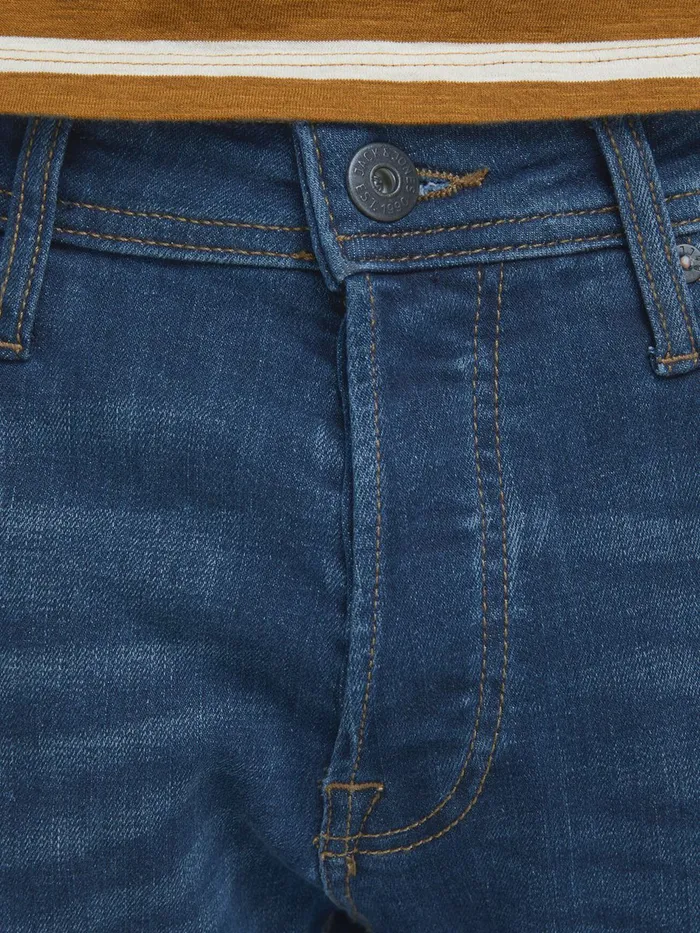Slim and Straight Jeans JACK and JONES Mens TIM ORIGINAL AM 782 50SPS SLIMSTRAIGHT FIT JEANS Blue Blue Denim