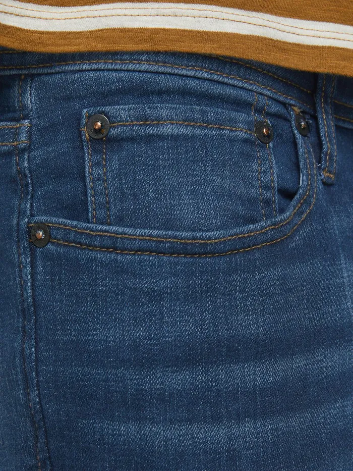 Slim and Straight Jeans JACK and JONES Mens TIM ORIGINAL AM 782 50SPS SLIMSTRAIGHT FIT JEANS Blue Blue Denim
